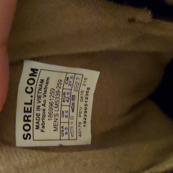 Sorel Cheyenne II Waterproof sz 9.5 men's boots brown w/ army fatigue trim - Picture 2 of 6